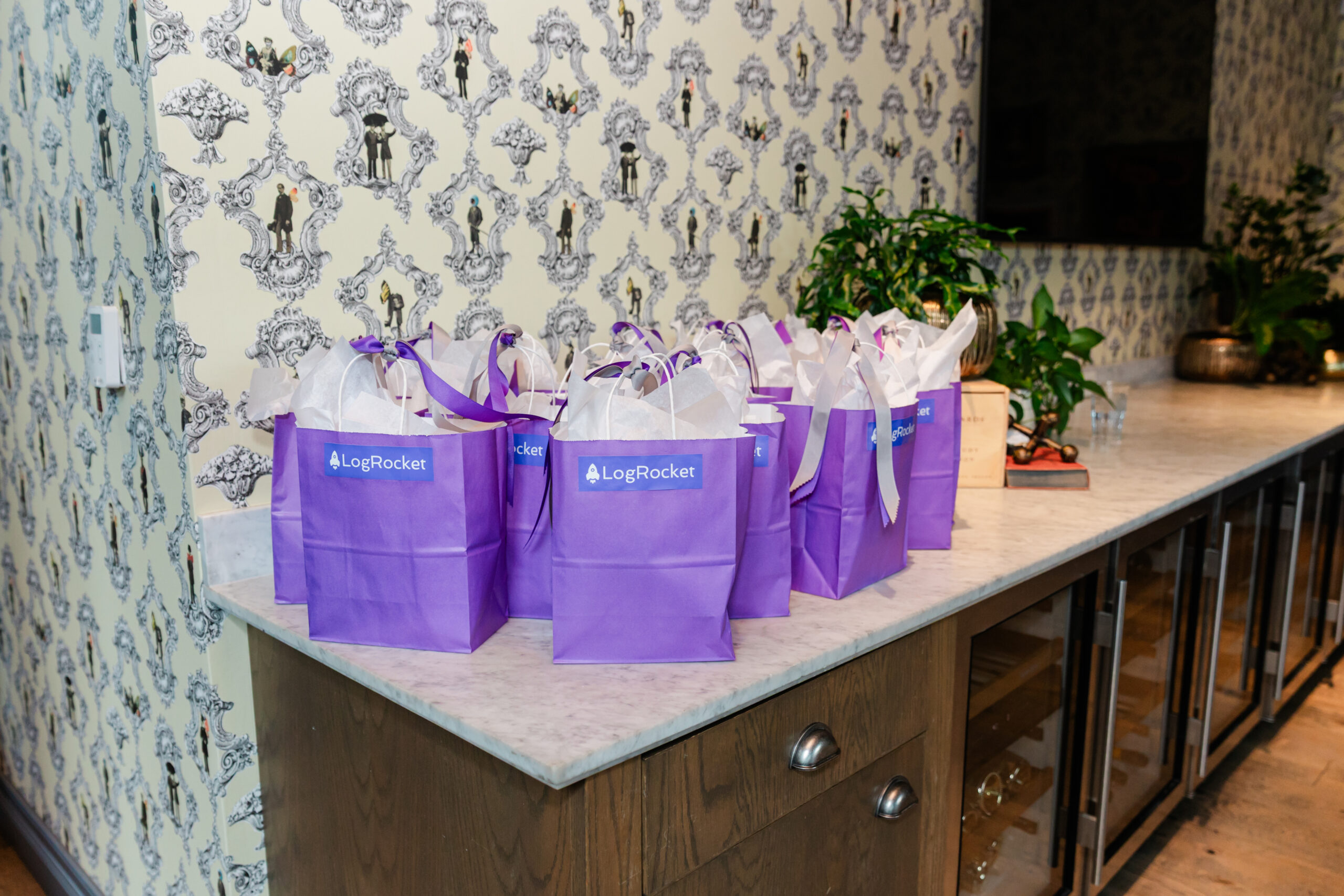 gift bags for an event hosted by logrocket