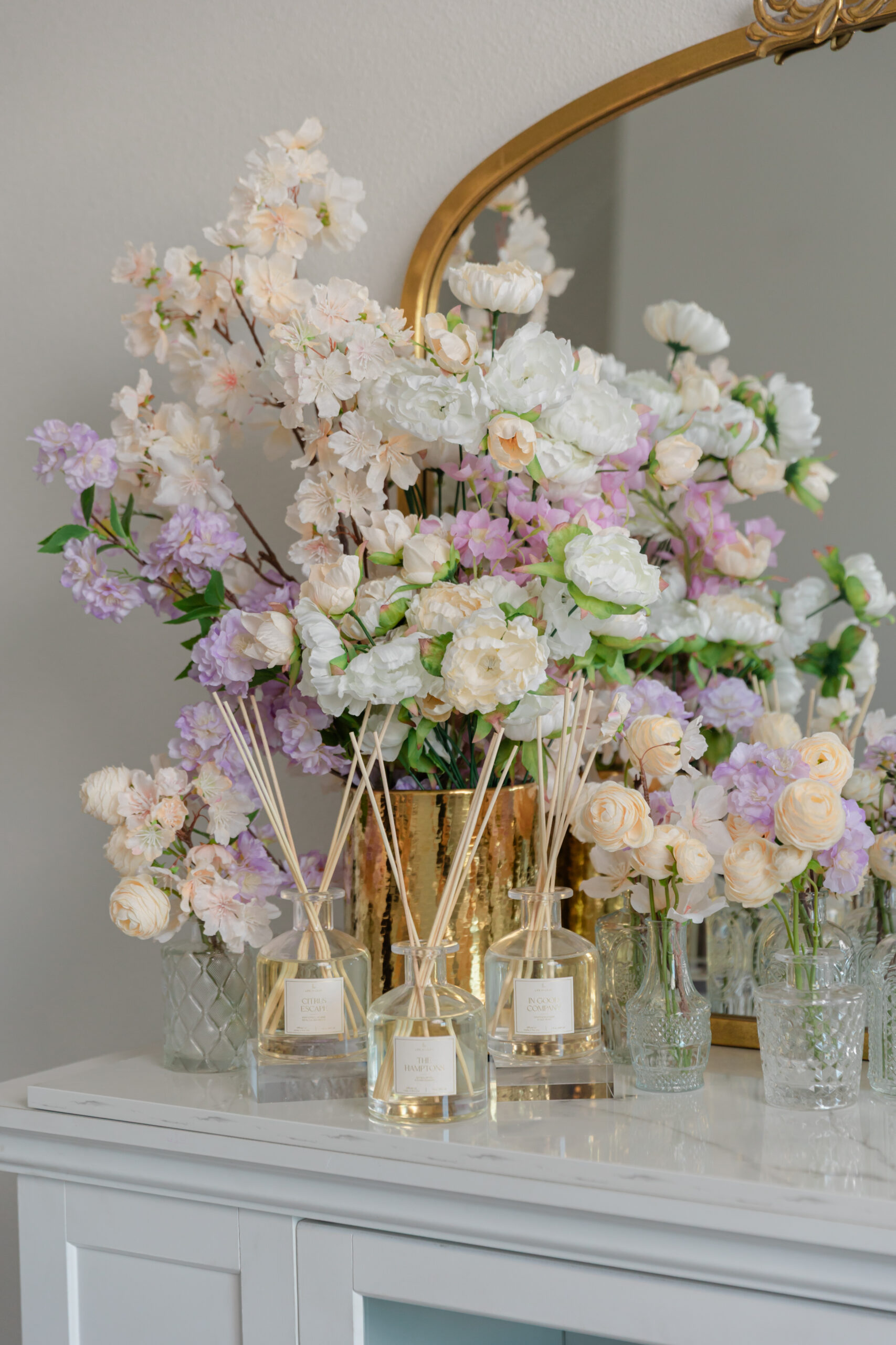 a colorful floral displaying and diffusers from Life In Lilac